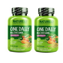 NATURELO 원 데일리 멀티비타민 여성 50세 이상 60캡슐 - 2개월분X2, 멀티비타민 여성 60캡슐X2