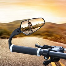 MTB 자전거 후사경 사이드미러 핸들 거울 백미러, 1개