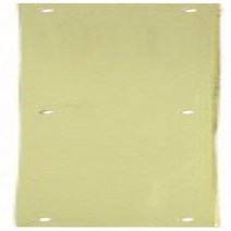 Rockwood 70B.3 Brass Standard Push Plate Four Beveled Edges 15” Height x 3-1/2” Width x 0.050” Thi, 1