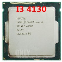 CPU 컴퓨터씨피유무료 배송 원래 I3-4130 CPU SR1NP 3.40GHz 쿼드 코어 3MB 캐시 LGA1150 I3 4130 프로세서, 한개옵션0