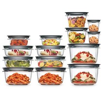 Rubbermaid 28피스 식품 보관 용기 식기세척기 사용 가능, 28개