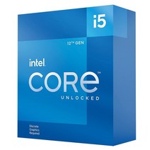 인텔 Intel 코어 i5-12600KF 데스크탑 프로세서 10(6P+4E) 최대 4.9GHz 언락 LGA1700 600 시리즈 칩셋 125W 127203, 상품명참조
