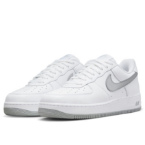 [국내매장판] 나이키 에어포스 1 로우 화이트 메탈릭 실버 DZ6755-100