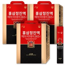 순수식품 6년근 홍삼 진액 에브리데이 365 300포(총 3박스) 홍삼정 홍삼스틱, 10g, 300개