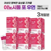 이노시톨 우먼 30포 독일산 프리미엄 미오이노시톨 비타민 미네랄 엽산 스틱 분말 세븐베리 여성 건강 myo inositol, 6박스