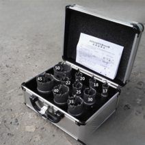 홀커터 홀쏘 세트 초경 금속 스텐 드릴 17-50 10개