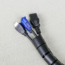 5M 스피드 전선정리 스네이크 커버 32mm 컴퓨터선정리, 상세 참조