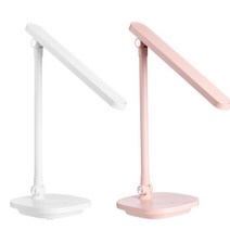 충전식 무선 아이방 책상 LED 조명 학습 공부스탠드 독서등 직장인용 눈편한 고시원용 서재, 디월스LLD121 폴딩스탠드 핑크