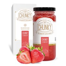 청키 수제 딸기청 과일청 생 딸기라떼 청, 300ml, 1병