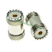 알루미늄 프로파일 UHF 남성 여성UHF 여성 PL259SO239 직각 3 방향 RF 어댑터 커넥터, UHF-KK SHORT