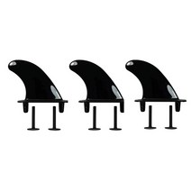 웨이크보드 서핑보드 핀 데크용 밸런스보드 부품 용품 수상 해양 스포츠 여름스포츠 초보용 softboard sup 스탠드 업 패들 보드 용 교체 6 나사 볼트가있는 3 개대 핀, 3개