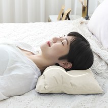 수니홈 조절 경추베개, 모달 베이지, 메밀