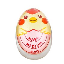 계량 주방 삶은 계란 타이머 완벽한 색상 변경 소프트 하드 보일러 요리 도구 친환경, 병아리 핑크