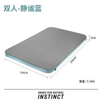 데카트론 두꺼운 푹신한 자충매트 8cm 텐트습기방지 에어매트, 더블