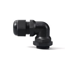케이블글랜드 1pcs 나일론 방수 90도 케이블 글 랜드 m12m16m20m25 와이어 피팅 플라스틱 범위 케이블 항목, m12