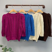 바이미쓰리 / [당일출고]비비 꽈배기 반팔 니트 (4color)