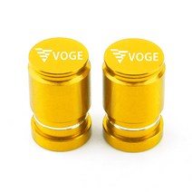 휠캡스티커 Wheel Tire Valve Caps Airtight Cover For Voge 500DS 300AC 300R ER10 SR4 350 AC DS, 04 Gold