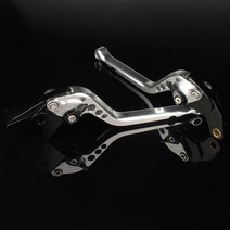 로얄 엔필드 클래식 350 오토바이 조정 한 브레이크 클러치 레버 핸들 액세서리 2023, 02 Silver 177mm