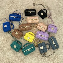 도두리 diy 망스티치 뜨개질 코바늘 가방 키트 패키지 만들기 - 루카, 루카 12cm, 아이보리