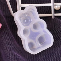 하리보 몰드 캔들 초 석고 방향제 비누 만들기 트레이몰드 방향제 초몰드 재료 젤캔들홀더, 2-곰돌이몰드-대