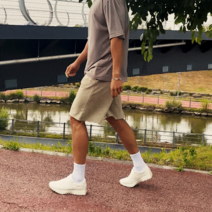 남자 반바지 여름용 빅사이즈 피그먼트 데일리 트레이닝 밴딩 운동복 하프팬츠 버뮤다 버뮤다팬츠 츄리닝바지 운동복반바지