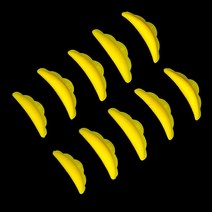 속눈썹 이식 실리콘 파마 패드 5 쌍 리프팅 재사용 가능한 3D 연장 액세서리 미용 도구, 06 YELLOW