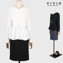 VIVID SG VIVID SG 스퀘어장식 벨트 블라우스 VS014047r