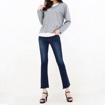 이노뱅크 n.154 진청 구제 세미 부츠컷 INO418B