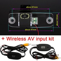 차량 후방 카메라 현대 기아 스포티지 R 카렌스 보레고 호환 쏘렌토 오피러스 모하비 K3 씨드 엘란트라 투싼 베라크루즈 테라칸, [08] 12led Wireless