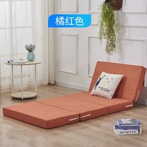 접이식매트리스 4 배 두꺼운 스폰지 매트리스 다다미 점심 식사 학생 사무실 단일 수면 이동식 및 빨 바닥 유물