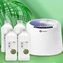 주바이오 천연공기탈취제 휘산기 + 리필용 1000ml 4개, 상세페이지 참조