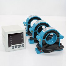 유속계 3pcs 클램프 CT 센서 AC0-50A 100A 150A 200A 400A 600A 상 전류계, 08 50A_02 80*80 미리메터