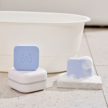 강아지 비누 천연 애견 발샴푸 발세정제 샴푸바 피부병 약산성, 비누+샤워볼