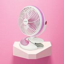 잘때선풍기 잠잘때 2층 침대용 집게 클립형 벽 이동식 선풍기, 01_캔디레드