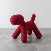 마지스 퍼피 강아지 나혼산 야외 테라스 트로이 스툴 의자, 수박 레드 스몰 소프트백 레드