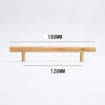문손잡이교체 방문 자동차 문고리 손잡이 교체 목재 캐비닛 주방 문 단단한 찬장 가구 철물용 옷장, Ash128mm