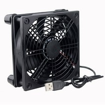 케이스 쿨러 쿨링팬 Gdstime DC 5V USB 120x120x25mm 12cm 고속 라우터 팬 TV 박스 쿨러 DIY 컴퓨터 무음, 한개옵션0