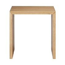 MUJI U 자형 가구 라미네이트 합판 호두 나무 폭 70cm 깊이 30 높이 35cm, 폭 35  깊이 30 높이 35cm, 단품, 오크