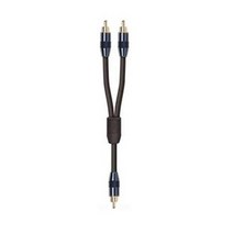 디옵텍 무산소동선 서브우퍼 1RCA to 2RCA 케이블 3m, 1개