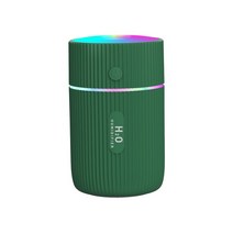 초음파 자동차 가습기 USB 아로마 디퓨저 에센셜 오일 LED 공기 청정기 가정 용, 02 green