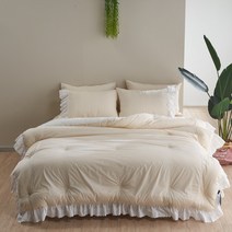 사계절 부드러운 까사 포플린 60수 이불 단품 세트 Q