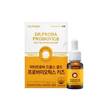 [닥터프로바] 드롭스 골드 프로바이오틱스 키즈(2세~14세 어린이 액상 유산균+비타민D), 상세 설명 참조, 상세 설명 참조