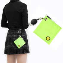 릴와이어 골프공 닦이 타월 걸이 캐디 용품 악세사리, 리프