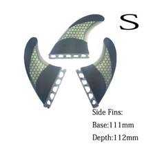 여러 크기 통관 대형 서핑 보드 핀 트라이 세트 액세서리 지느러미, 17 JJF-S