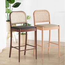 꼬모까사 [꼬모까사]나달 라탄 바체어 (2종색상), 월넛/68cm