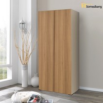 솜씨방가구 로즈모던장롱 윗선반옷장, 내추럴