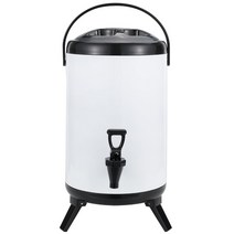 케이터링 디스펜서 보온보냉커피 핑거푸드 출장뷔페 파티플래너 웨딩촬영간식 따뜻한커피 캠핑디스펜서 커피통, 화이트8L