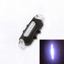 전동킥보드악세서리 튜닝 부품 스쿠터 경고등 밤 안전 LED 손전등 스트립 빛 샤오미 Mijia M365 전기 액세서리, [01] White Light