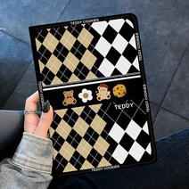 럭셔리 여성용 TEDDY 아이패드 케이스 파우치 핸드매이드 제작 아이패드케이스 아이패드파우치