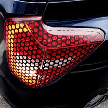 가오 티볼리에어 후미등 타공 리어 테일 램프 스크래치 방지 실외 포인트 튜닝 스티커 용품, 1개